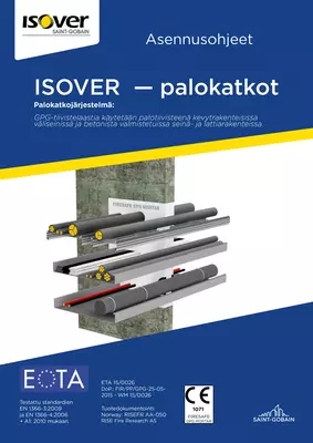 ISOVER palokatkot asennusohje kuva